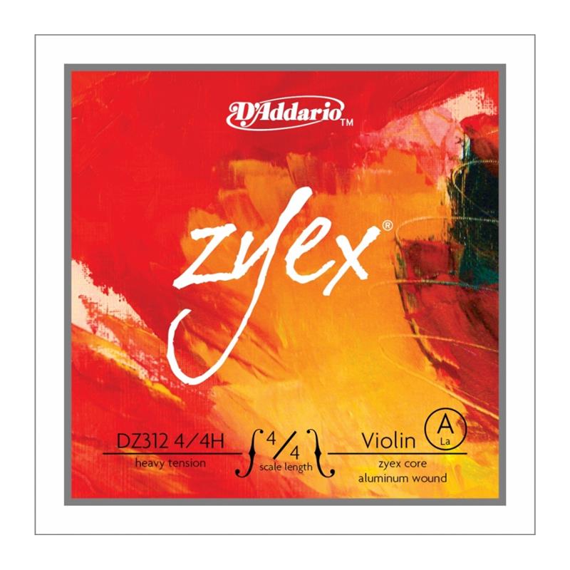 D'Addario Zyex Violin String A  3/4