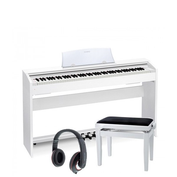 Električni piano Casio PX-770WE Privia SET s slušalkami in stolom