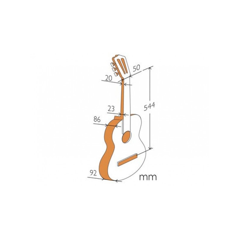 Klasična kitara Alhambra 1C Requinto 1/2