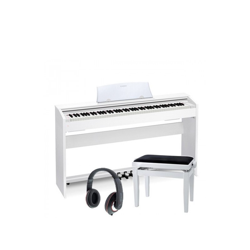 Električni piano Casio PX-770WE Privia SET s slušalkami in stolom