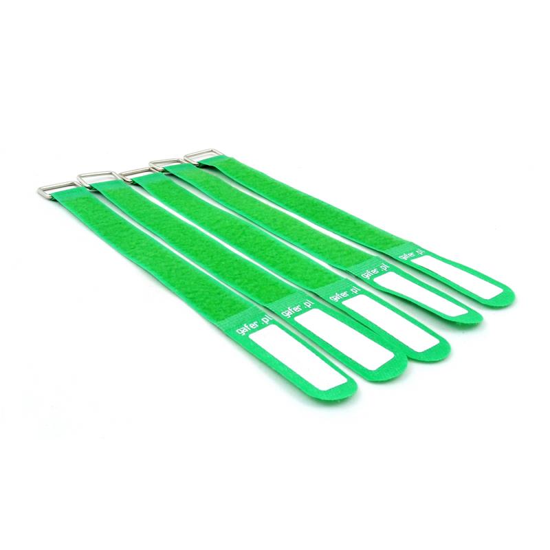 GAFER.PL Tie Straps 25x400mm 5 pieces green