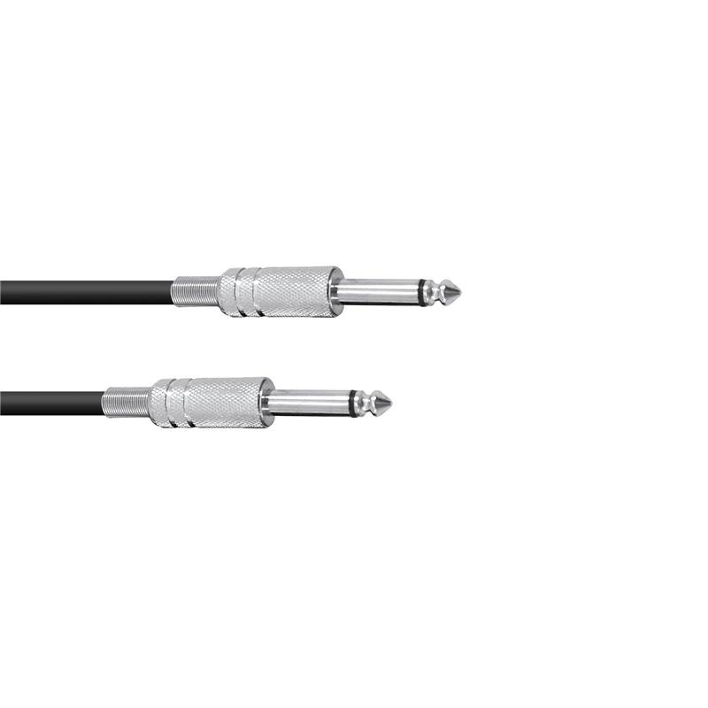 OMNITRONIC Jack cable 6.3 mono 1m bk