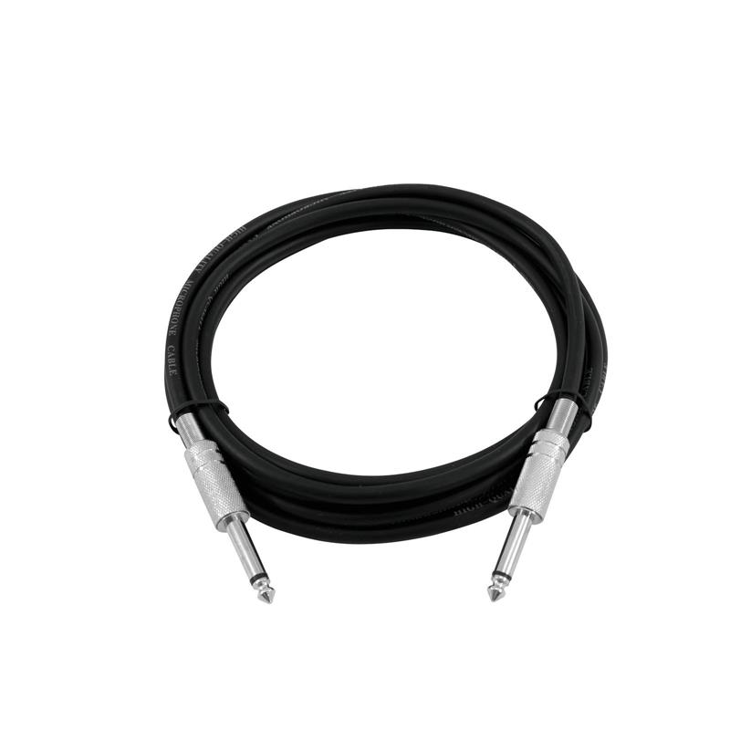 OMNITRONIC Jack cable 6.3 mono 6m bk