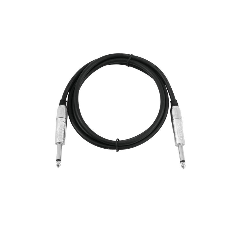 OMNITRONIC Jack cable 6.3 mono 1m bk ROAD