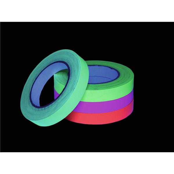 ACCESSORY Gaffa Tape 19mm x 25m neon-yellow UV-active