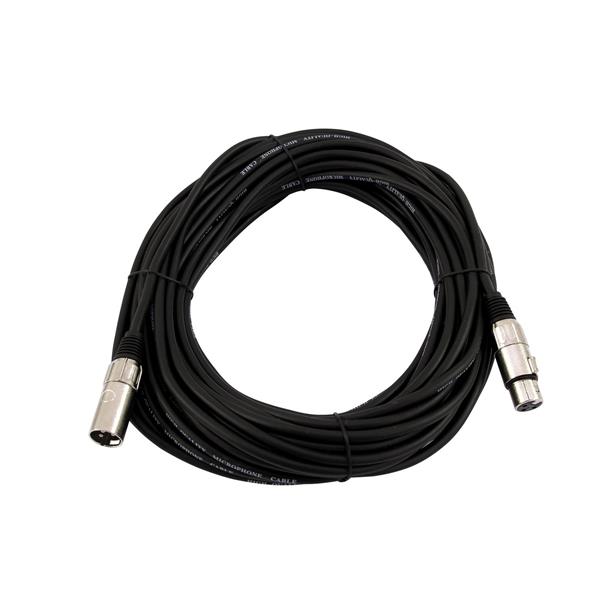 OMNITRONIC XLR cable 3pin 30m bk