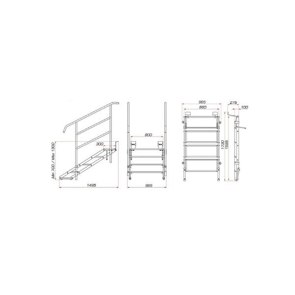 GUIL ECP-04/440 Stage Stair