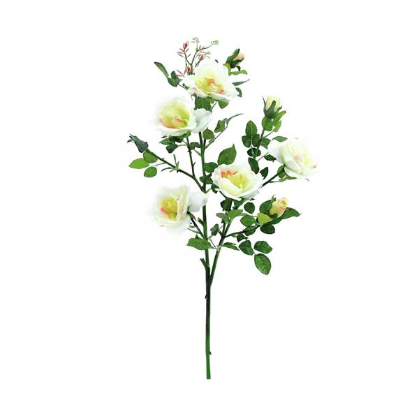 EUROPALMS Rose branch, white, 90cm