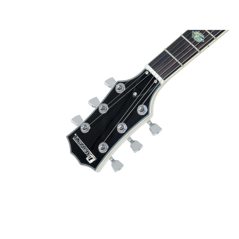 Električna kitara za levičarje Dimavery LP-700L LH bela