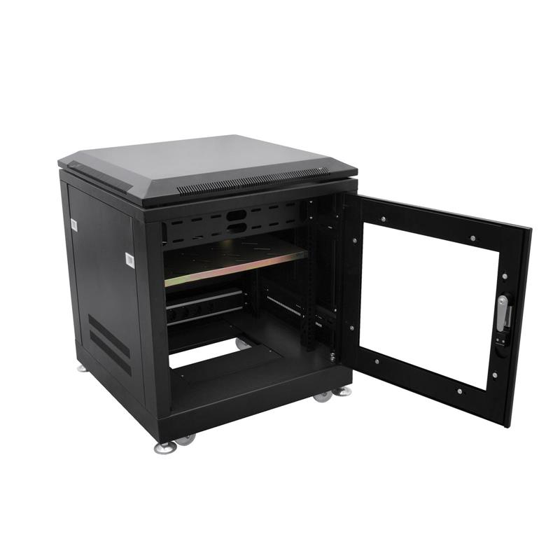 ROADINGER Steel Cabinet SRT-19, 10U with Door