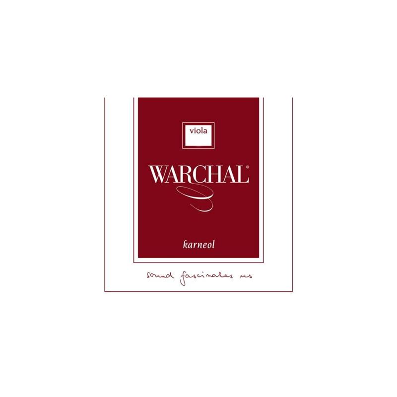 Warchal Karneol Viola String A, metal/stainless steel, loop end 38 cm