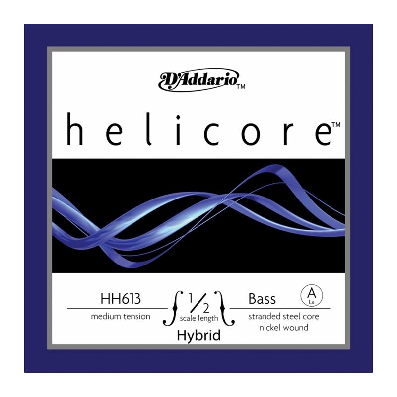 D'Addario Helicore Hybrid bass A 1/2