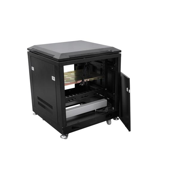 ROADINGER Steel Cabinet SRT-19, 10U with Door