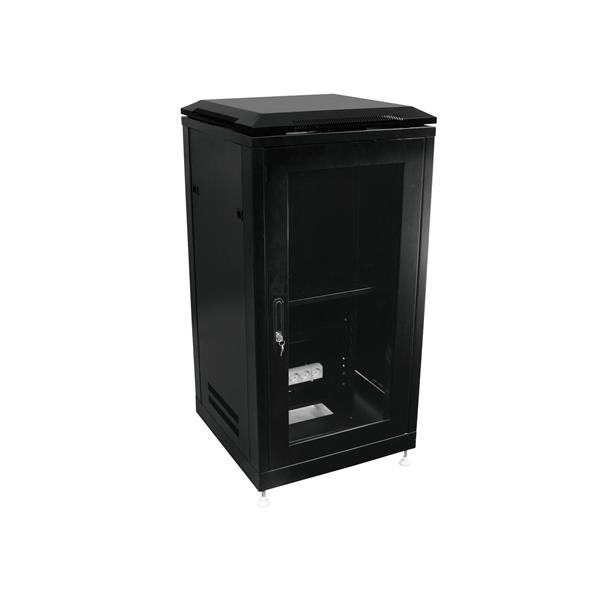 ROADINGER Steel Cabinet SRT-19, 16U with Door