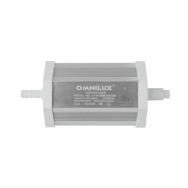 OMNILUX LED R7S 230V 8W 3000K SMD5050 dimmable