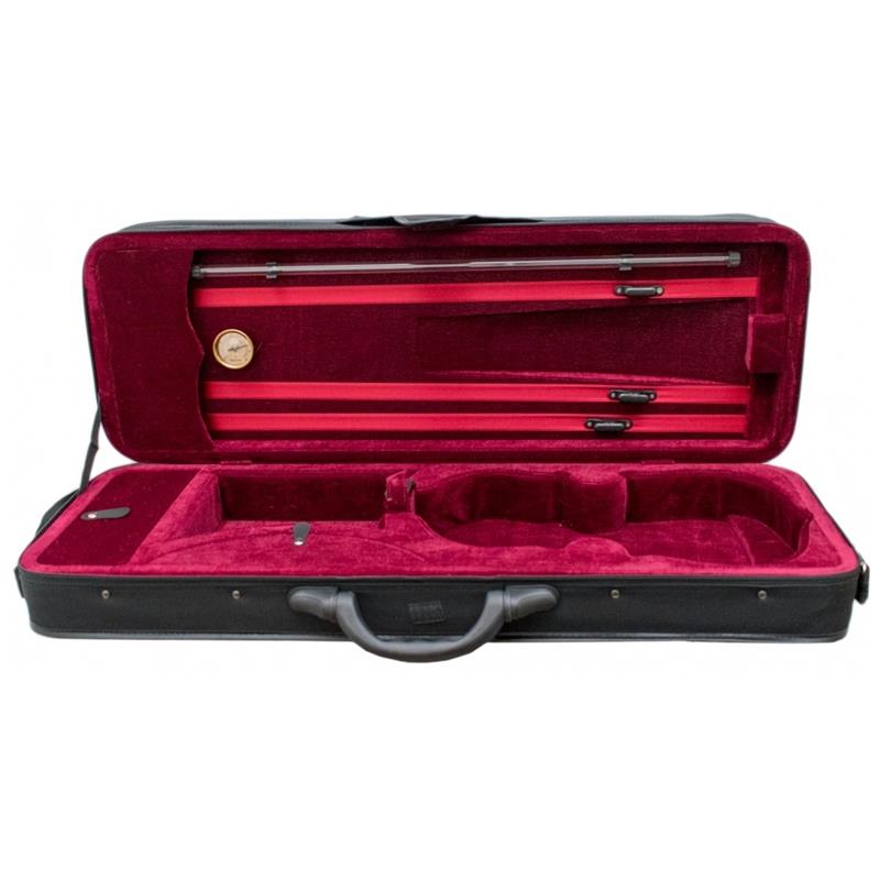 Kovček za violino Petz črno-rdeč