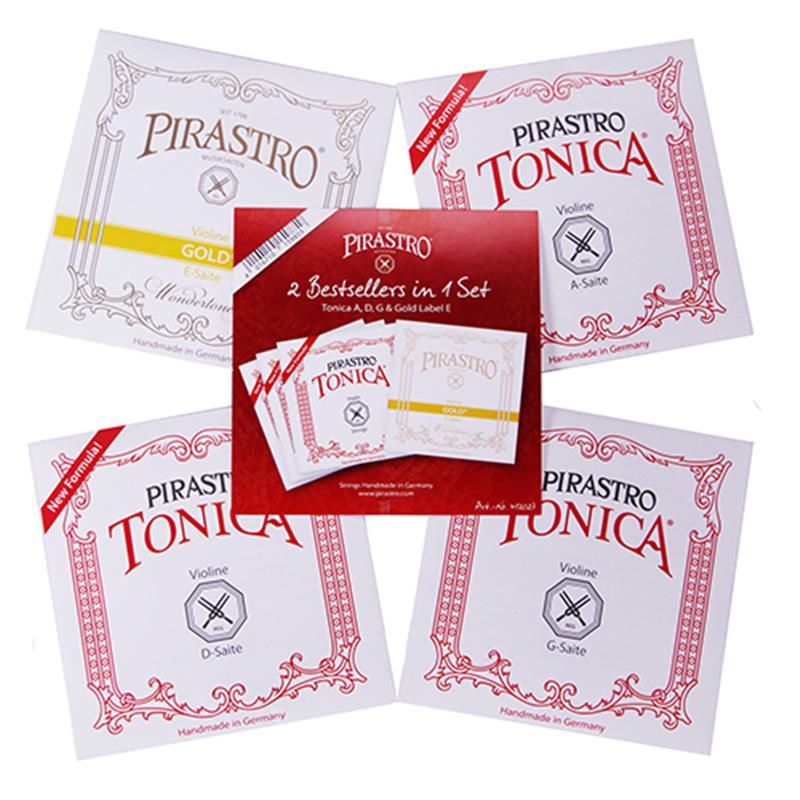 Strune za Violino Pirastro Tonica SET E kroglica zlato 4/4