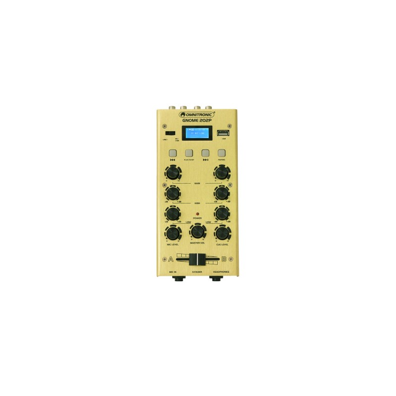 Mini DJ Mixer OMNITRONIC GNOME-202P
