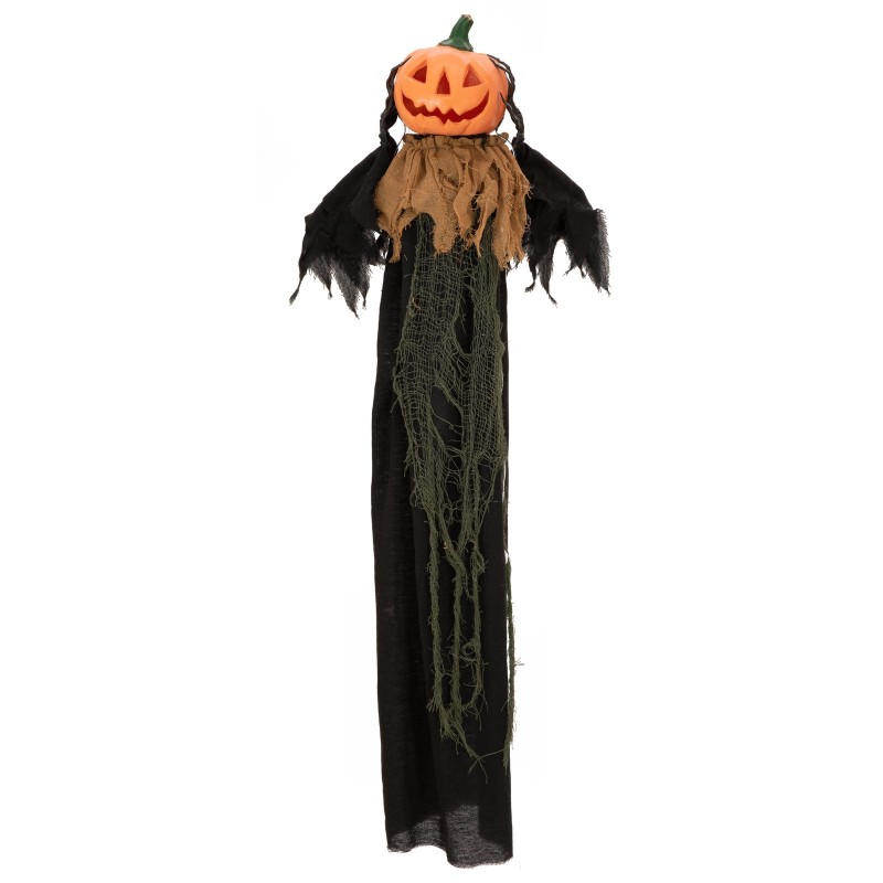 EUROPALMS Halloween Figure Pumpkin Head, animated 115cm