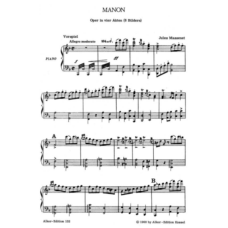Jules Massenet: Manon