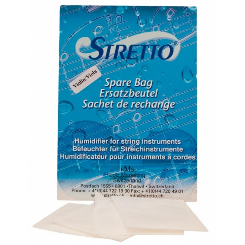 Stretto spare bags 4 pcs. for violin/viola (S1010)