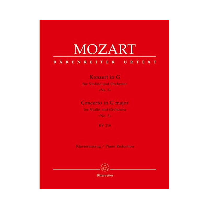 W. A. Mozart: Concerto in G major for Violin and Orchestra No.3 KV 216