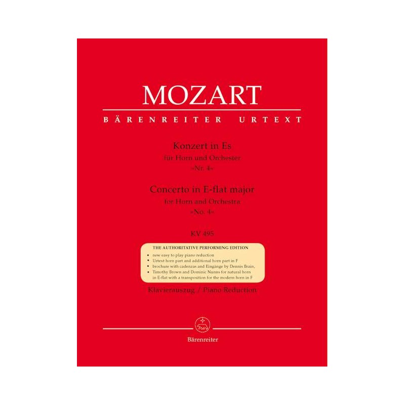 W. A. Mozart: Concerto in E-flat major for Horn and Orchestra No. 4 KV 495