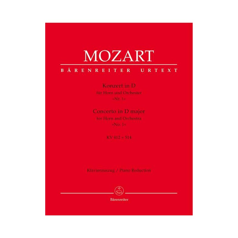 W. A. Mozart: Concerto in D major 'No. 1' KV 412+514 (=KV 386b) for Horn and Orchestra
