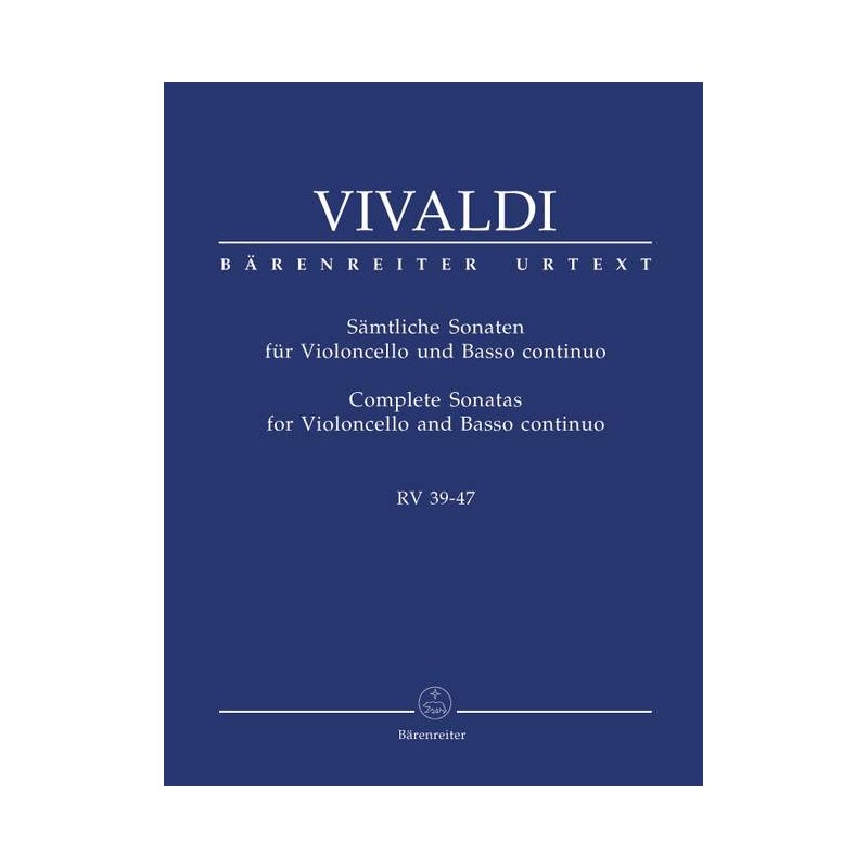 Vivaldi/Hoffmann: Complete Sonatas for Violoncello and Basso continuo RV 39-47