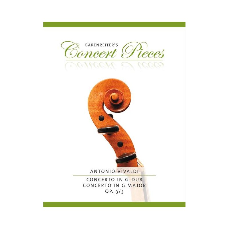 Antonio Vivaldi: Concerto G-Dur For Violin and String Orchestra Op. 3/3