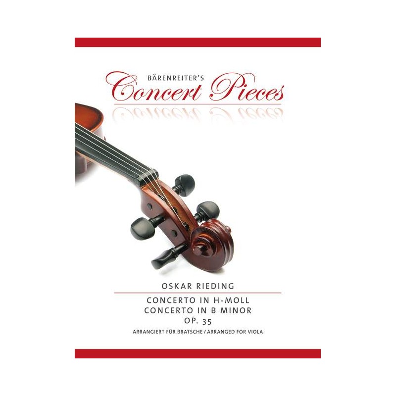 Oskar Rieding: Concerto B Minor For Cello And Orchestra op. 35, arr. for Viola