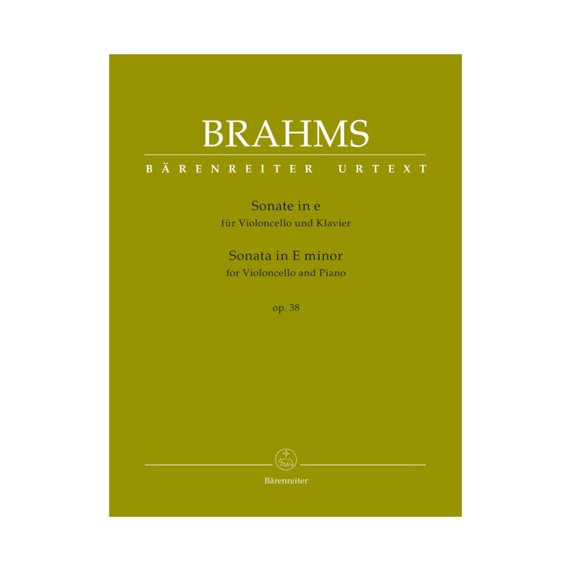 Johannes Brahms: Sonate in E minor for Violoncello and Piano