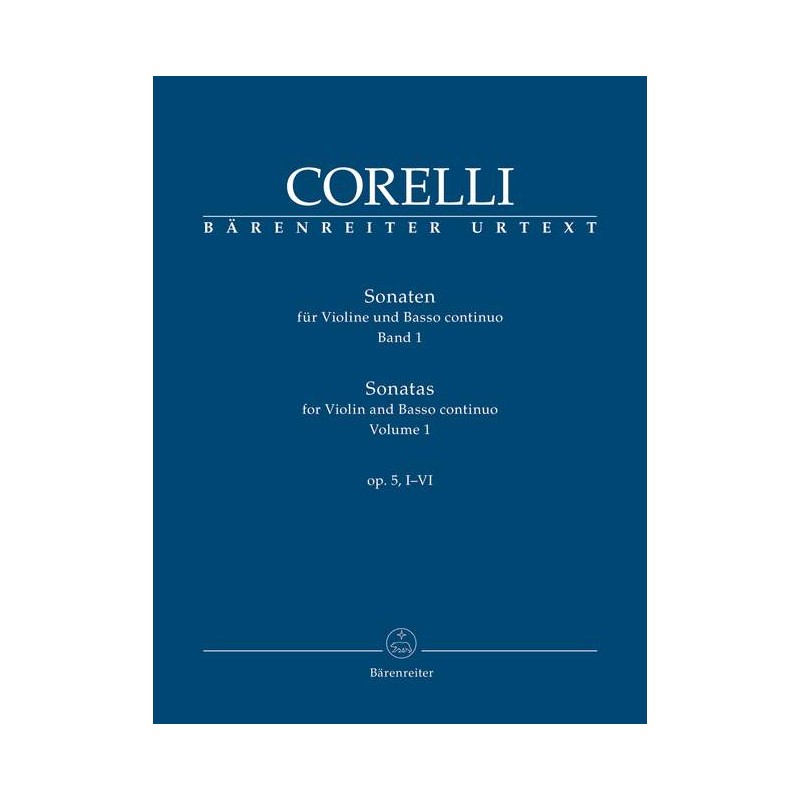 A. Corelli: Sonatas for Violin and Basso continuo Volume 1, op. 5, I-VI