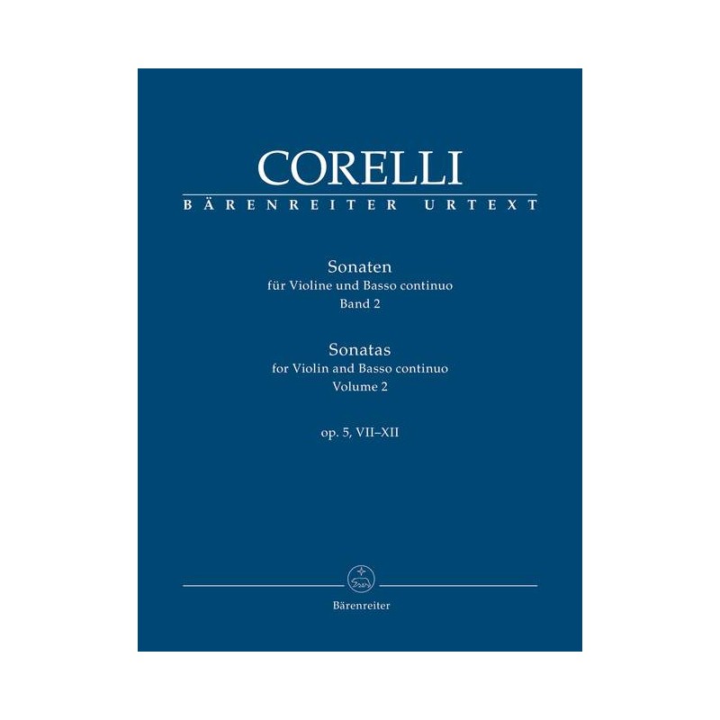 A. Corelli: Sonatas for Violin and Basso continuo Volume 2, op. 5, VII-XII