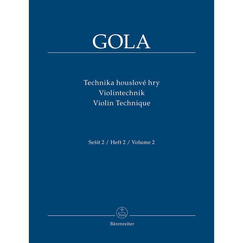 Zdenek Gola: Violin Technique Volume 2