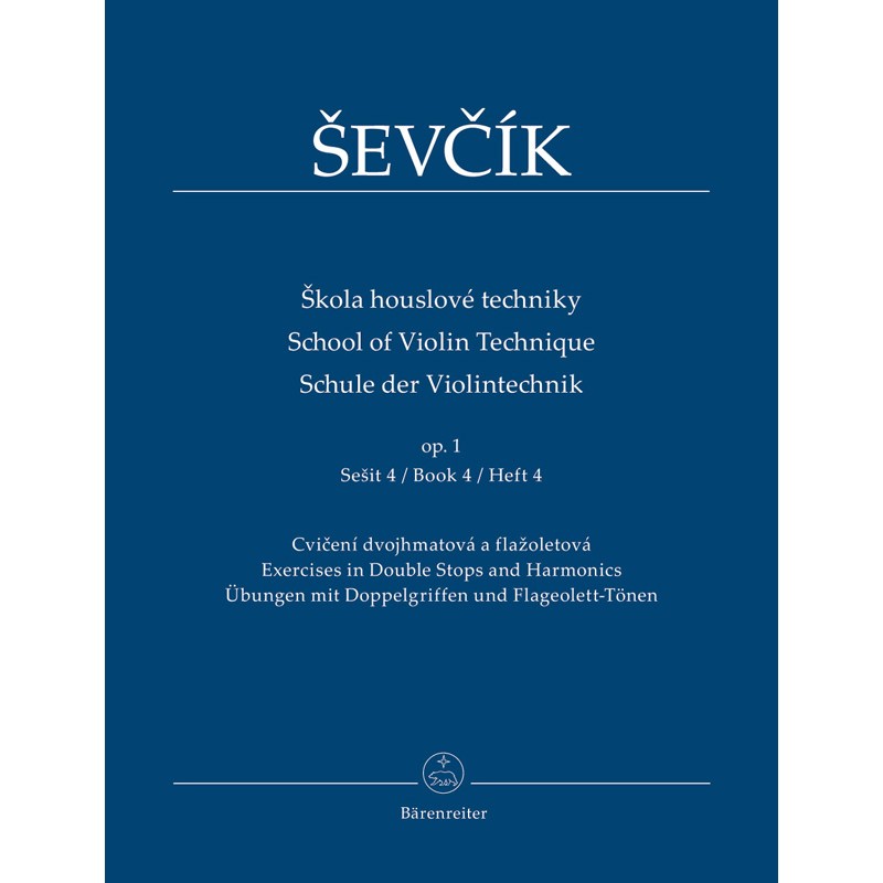 Otakar Ševčík: School of Violin Technique op. 1, Book 4