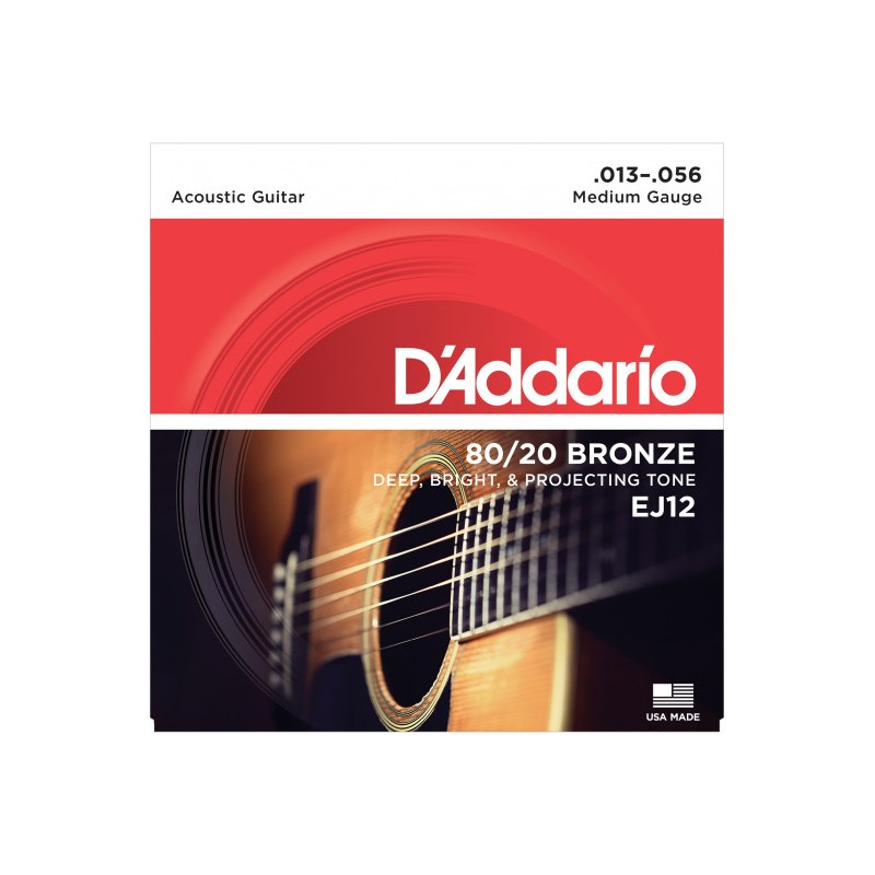 SET strun za akustično kitaro D'Addario EJ12