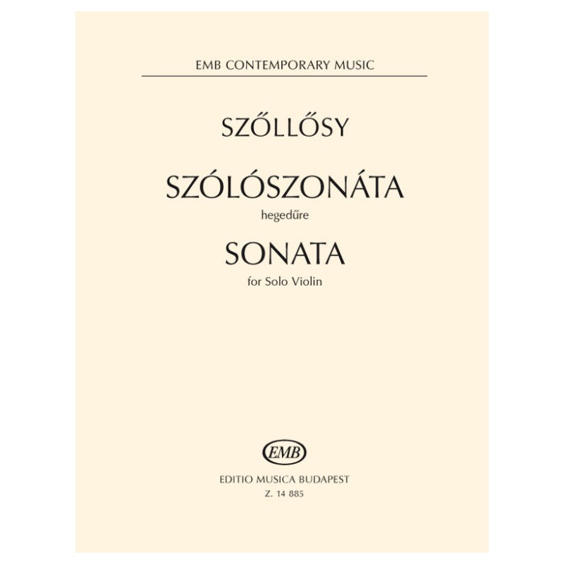 Sonata For Solo Violin