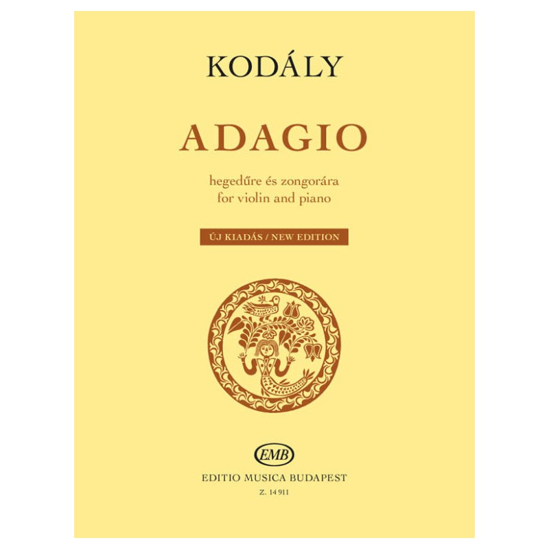 Zoltan Kodaly: Adagio for Violin and Piano