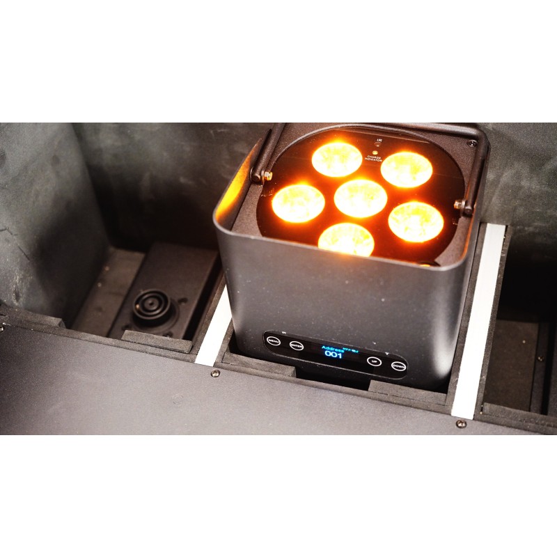 Kovček za 8x FOS LUMINUS PRO Baterijski LED Par