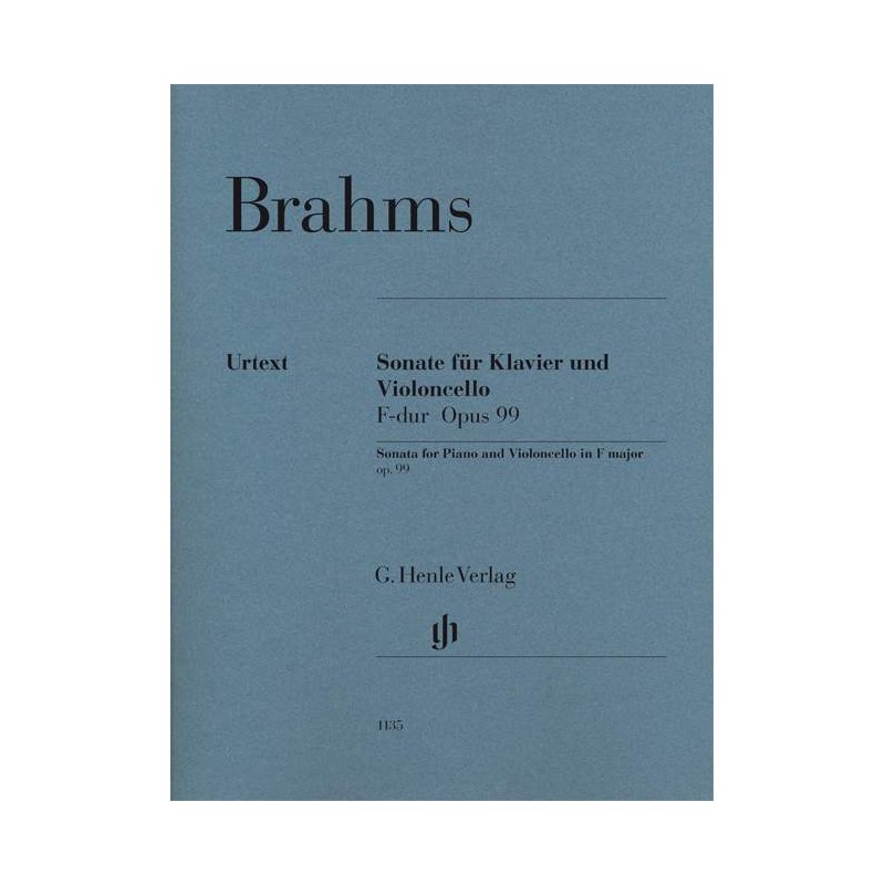 Johannes Brahms: Sonata in F major Op. 99 for Piano and Violoncello