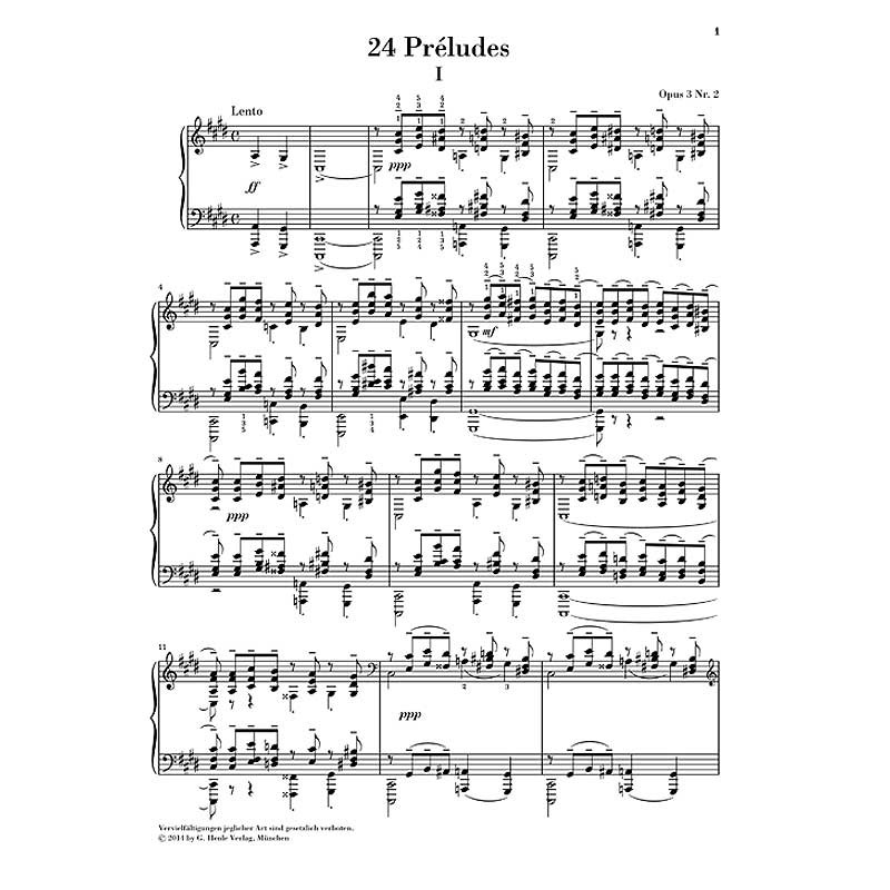 Sergei Rachmaninow: 24 Preludes