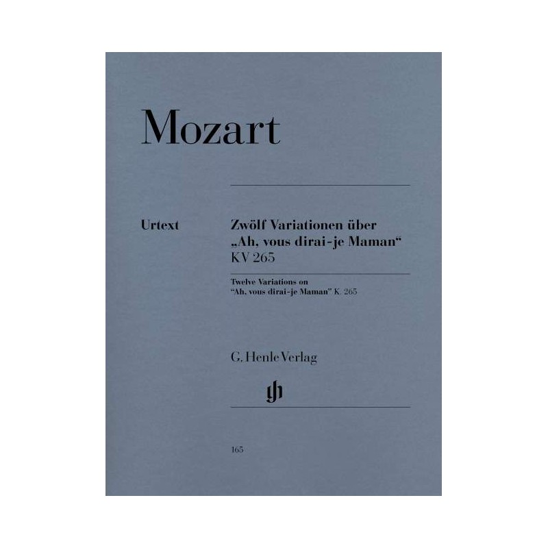 Wolfgang Amadeus Mozart: 12 Variations on 'Ah, vous dirai-je Maman'