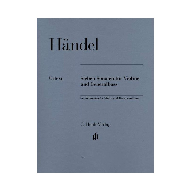 Georg Friedrich Händel: 7 Sonatas for Violin and Basso Continuo