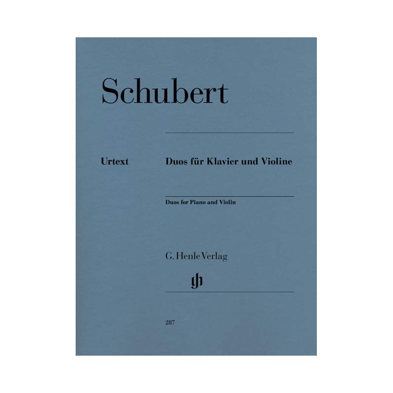 Franz Schubert: Duos for Piano and Violin