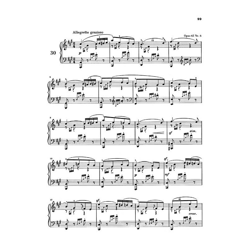 Felix Mendelssohn Bartholdy: Piano Works Volume III
