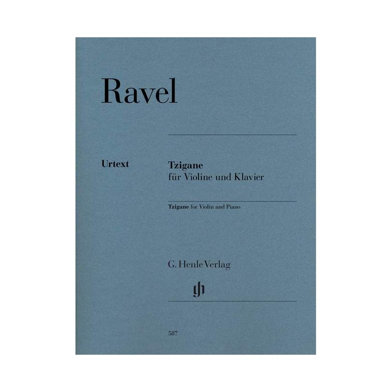 Maurice Ravel: Tzigane for Violin and Piano