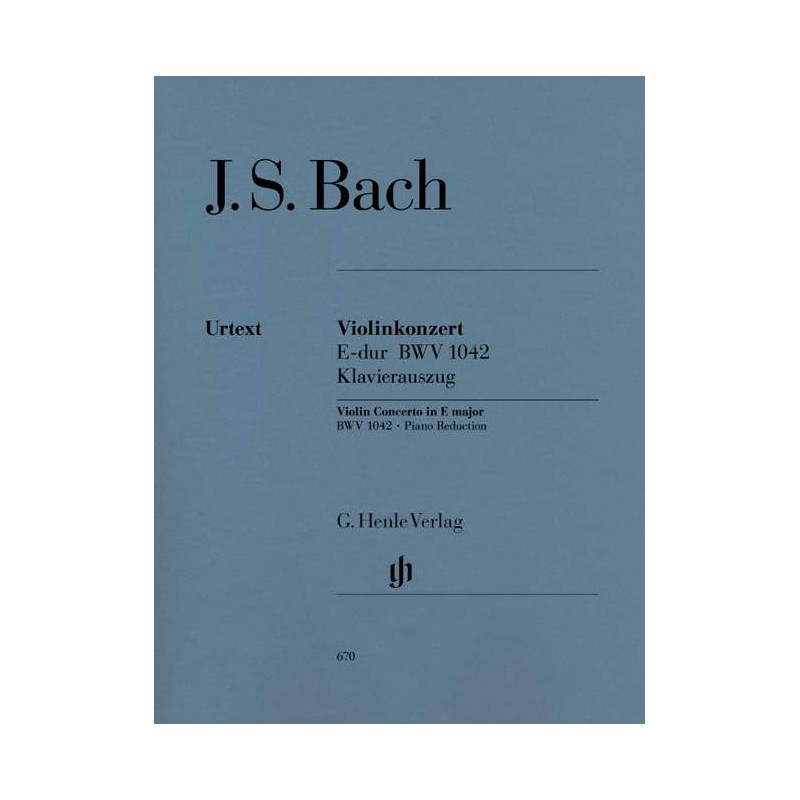 Johann Sebastian Bach: Concerto E major BWV 1042 for Violin and Orchestra