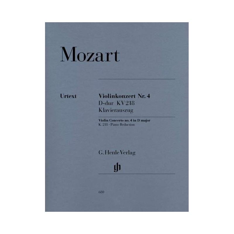 Wolfgang Amadeus Mozart: Violin Concerto no. 4 in D major K. 218