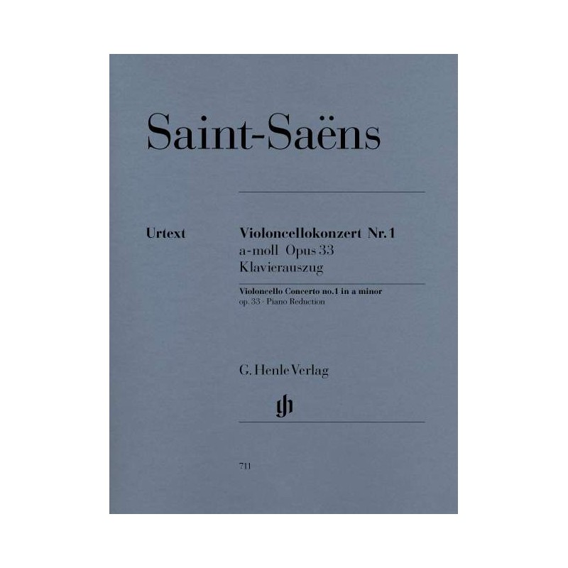 Camille Saint-Saëns: Violoncello Concerto no. 1 in a minor Op. 33